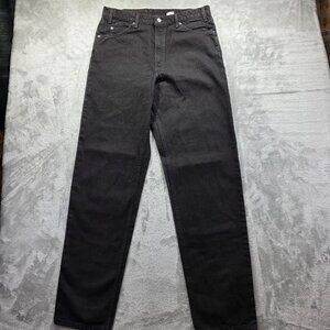 Vintage Levis 550 Jeans Mens 36x36 Black Relaxed Fit Tapered Leg Orange Tab 90s